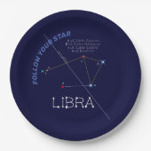 Zodiac Constellation Libra Papieren Bordje (Voorkant)