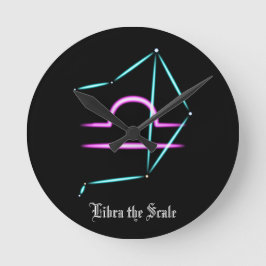 Zodiac Constellation Libra  Ronde Klok