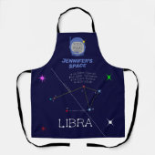 Zodiac Constellation Libra Schort (Voorkant)