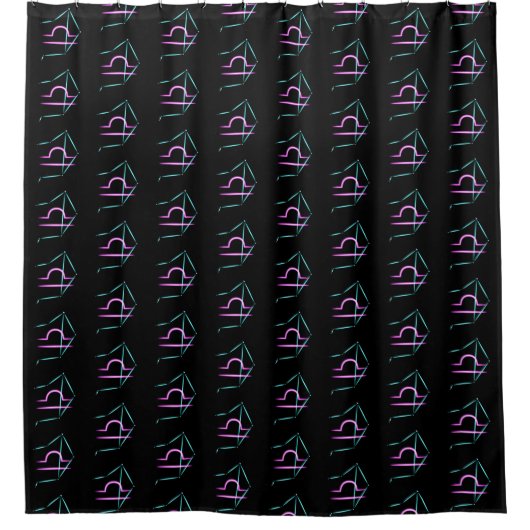 Zodiac Constellation Libra Shower Curtain Douchegordijn (Voorkant)