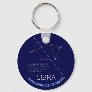 Zodiac Constellation Libra Sleutelhanger