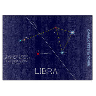 Zodiac Constellation Libra Snijplank