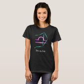 Zodiac Constellation Libra T-Shirt (Voorkant volledig)