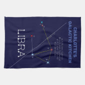 Zodiac Constellation Libra Theedoek (Horizontaal)