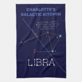 Zodiac Constellation Libra Theedoek (Verticaal)