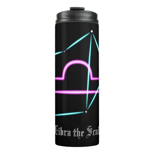 Zodiac Constellation Libra Thermal Tumbler Thermosbeker (Voorkant)