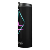 Zodiac Constellation Libra Thermal Tumbler Thermosbeker (Geroteerd rechts)