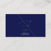 Zodiac Constellation Libra Visitekaartje (Voorkant)
