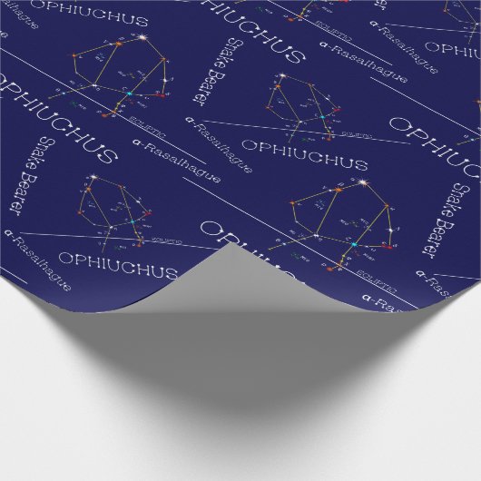 Zodiac Constellation Ophiuchus Cadeaupapier (Hoek)