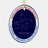 Zodiac Constellation Ophiuchus Keramisch Ornament (Rechts)