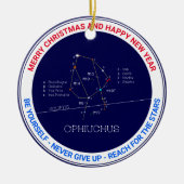 Zodiac Constellation Ophiuchus Keramisch Ornament (Voorkant)