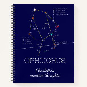 Zodiac Constellation Ophiuchus Notitieboek