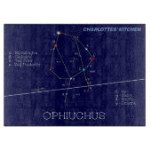 Zodiac Constellation Ophiuchus Snijplank (Voorkant)