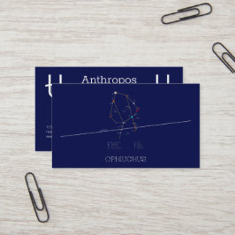Zodiac Constellation Ophiuchus Visitekaartje