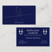 Zodiac Constellation Ophiuchus Visitekaartje (Voorkant / Achterkant)
