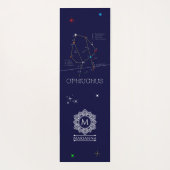 Zodiac Constellation Ophiuchus Yogamat (Achterkant)