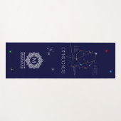 Zodiac Constellation Ophiuchus Yogamat (Voorkant (horizontaal))
