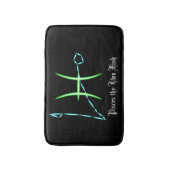 Zodiac Constellation Pisces Bath Mat (Voorkant Verticaal)