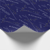 Zodiac Constellation Pisces Cadeaupapier (Hoek)