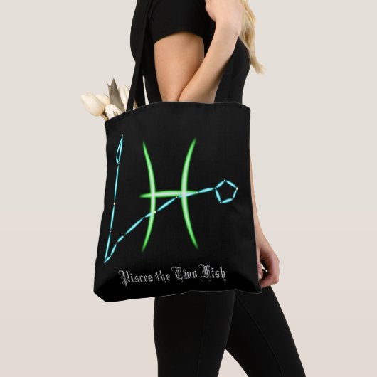 Zodiac Constellation Pisces Canvas tas (Dichtbij)