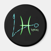 Zodiac Constellation Pisces Magnet (Voorkant)