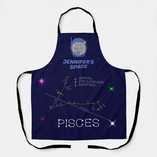Zodiac Constellation Pisces Schort (Voorkant)