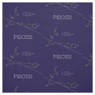 Zodiac Constellation Pisces Stof