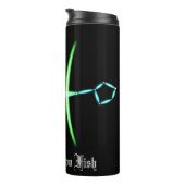Zodiac Constellation Pisces Thermal Tumbler Thermosbeker (Geroteerd rechts)