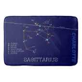 Zodiac Constellation Sagittarius Badmat (Voorkant)