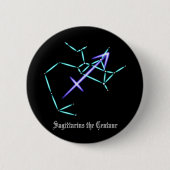 Zodiac Constellation Sagittarius Button (Voorkant)