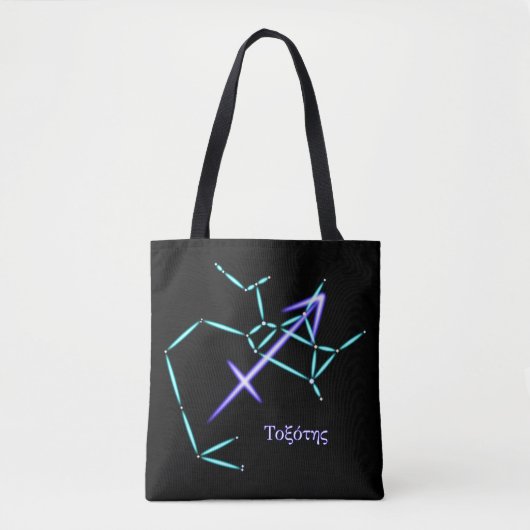 Zodiac Constellation Sagittarius Canvas tas (Voorkant)
