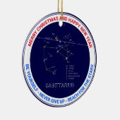 Zodiac Constellation Sagittarius Keramisch Ornament (Rechts)