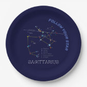 Zodiac Constellation Sagittarius Papieren Bordje (Voorkant)