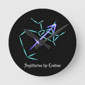Zodiac Constellation Sagittarius  Ronde Klok (Voorkant)