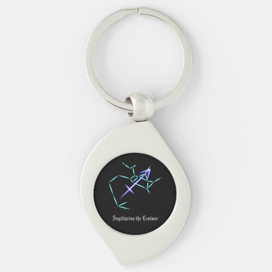 Zodiac Constellation Sagittarius Sleutelhanger (Voorkant)