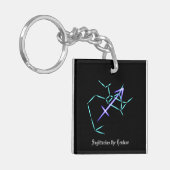 Zodiac Constellation Sagittarius Sleutelhanger (Voorkant Links)