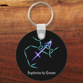 Zodiac Constellation Sagittarius Sleutelhanger (Voorkant)