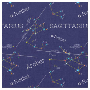Zodiac Constellation Sagittarius Stof