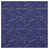 Zodiac Constellation Sagittarius Stof (Swatch)