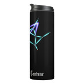 Zodiac Constellation Sagittarius Thermal Tumbler Thermosbeker (Geroteerd rechts)