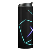 Zodiac Constellation Sagittarius Thermal Tumbler Thermosbeker (Gedraaid links)