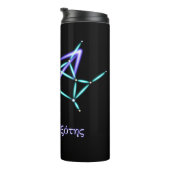 Zodiac Constellation Sagittarius Thermal Tumbler Thermosbeker (Geroteerd rechts)
