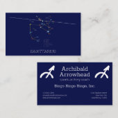 Zodiac Constellation Sagittarius Visitekaartje (Voorkant / Achterkant)