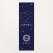 Zodiac Constellation Sagittarius Yogamat (Voorkant)