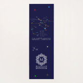 Zodiac Constellation Sagittarius Yogamat (Achterkant)