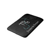 Zodiac Constellation Scorpio Bath Mat (Gekanteld)