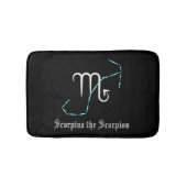 Zodiac Constellation Scorpio Bath Mat (Voorkant)