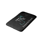 Zodiac Constellation Scorpio Bath Mat (Gekanteld)