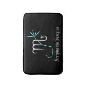 Zodiac Constellation Scorpio Bath Mat (Voorkant Verticaal)