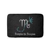 Zodiac Constellation Scorpio Bath Mat (Voorkant)